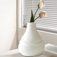 thumbnail image 4 of Florero de cerámica Sunnimix blanca decoración, 4 of 7