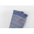 thumbnail image 6 of Women's Cute Floral Socks Ruffle Frilly Aesthetic 3D Flower Cottagecore Dress Sock 5 Pairs, 6 of 7