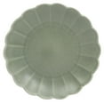thumbnail image 3 of Gibson Elite Malibu Shore 16 Piece Scallop Stoneware Reactive Glaze (Service for 4) Ceramic Plates and Bowls Dinnerware Set - Green, 3 of 15