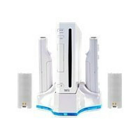 Intec Dual Charge Station - Charging stand 2 x - 2 output connectors - for NINTENDO Wii Remote Plus, Wii Remote with Wii MotionPlus; Nintendo Wii
