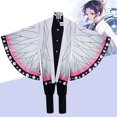 thumbnail image 4 of Disfraz de Anime Demon Slayer Kochou Shinobu para adultos, conjunto de peluca Kimetsu No Yeyang Kostum, Kimono Seragam, Halloween, 4 of 4