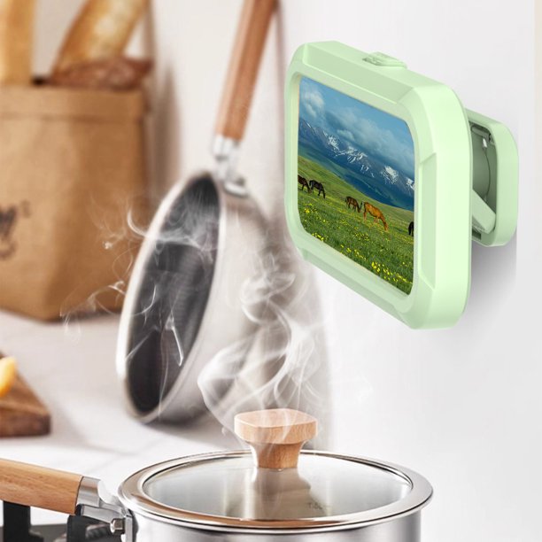 Fiudx Ofertas y liquidaciones Estante para teléfono de ducha, giratorio, retráctil, ajustable, caja para teléfono de ducha, estante para baño, soporte de montaje para teléfono en pared, estuche a pru