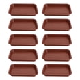 thumbnail image 1 of 10 bandejas rectangulares para macetas de bonsái, base para macetas, bandeja para macetas, soporte para macetas, platillos para plantas, plato de agua para macetas., 1 of 6