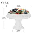thumbnail image 4 of 4 Pcs Toucan Knobs for Kitchen Cabinet Cupboard Dresser Bookcase Drawer Pulls Handles Round Home Decor, 4 of 8