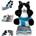thumbnail image 1 of Cat Puppet Wrestler, Cat Wrestling Hand Puppet, Funny Cat Doll, Wrestling Toy, 1 of 5