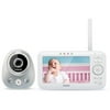 VTech VM352 5" Digital Video Baby Monitor with Wide-Angle Lens and Standard Lens, Silver & White