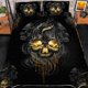thumbnail image 1 of Juego de cama edredón 3D calavera multicolor de alta calidad, 1 of 7