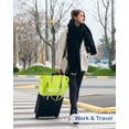 thumbnail image 2 of Bolsa de mano TopDesign Puffy para mujer con portavasos y compartimento para portátil, bolsa de cosm, 2 of 8