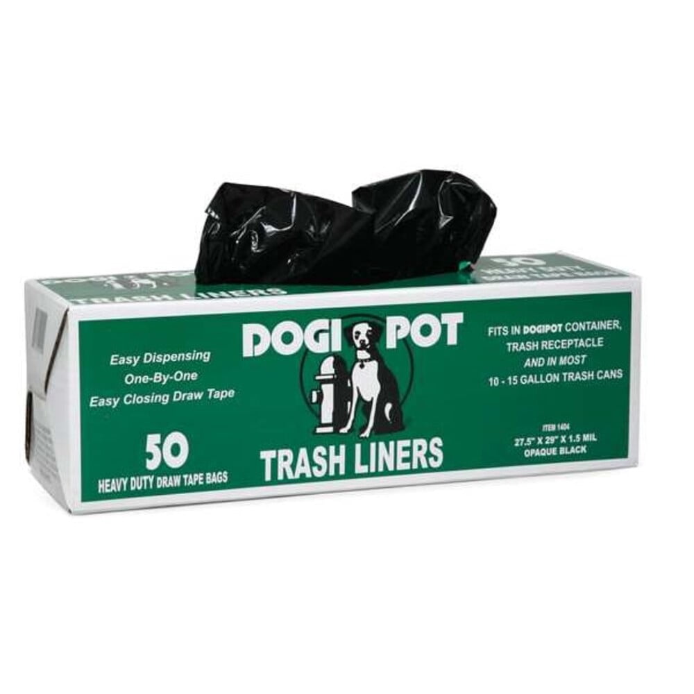Pet Waste Bags, Trash Liners, 15 gallon, 50 pack 1404