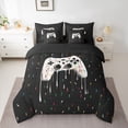 thumbnail image 2 of Feelyou Cartoon Gamepad Boy Bedding Comforter Set 7pcs, Video Gaming Queen Bedding Sets, 2 of 8