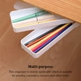 thumbnail image 3 of Unatoiry Self-adhesive Under Desk Drawer Storage Box Student Stationery Organizer Sundries Table Drawers Container School Blue 1Set, 3 of 6