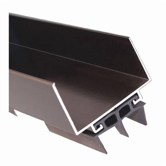 Pemko 1-3/4"W x 1-1/8"H x 36"L, Alum. Door Bottom 2173DV36