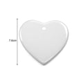 thumbnail image 5 of dianhelloya 1 Set Ceramic Pendant Sublimated Washable Wear-resistant Decorative White Porcelain Sublimation Blank Ceramic Ornament for Christmas, 5 of 7