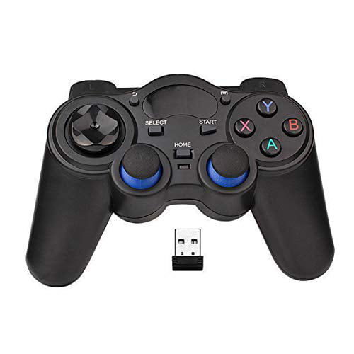 Luchten compleet rijstwijn USB Wireless Gaming Controller Gamepad for PC/Laptop Computer(Windows  XP/7/8/10) & PS3 & Android & Steam - [Black] (Black) - Walmart.com