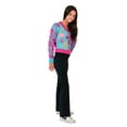 thumbnail image 3 of Jollidays Girls Flamingo Frenzy Holiday Gifts Ugly Christmas Cardigan, 3 of 4