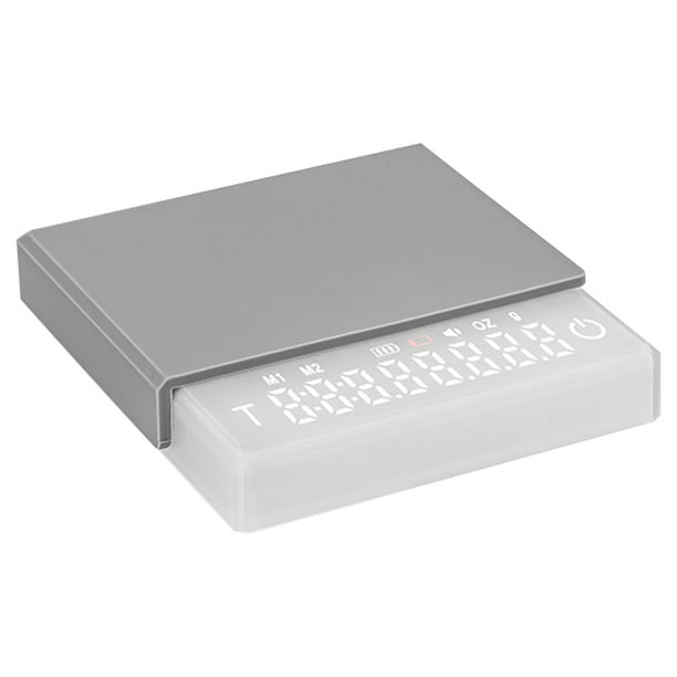 Báscula Digital WDOplteas Cafetería 0 1g Sensor Táctil Carga USB Alta Precisión