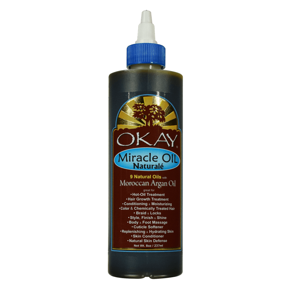 OKAY Miracle Oil All Natural for Hair & Skin Unique Blend Of 9