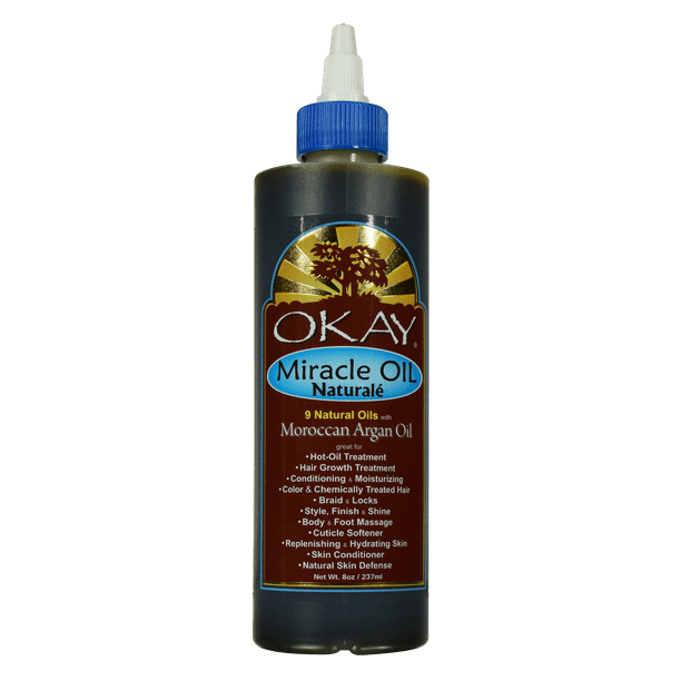 OKAY Miracle Oil All Natural for Hair & Skin Unique Blend Of 9