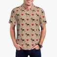 thumbnail image 1 of Balery German Shepherd Dog Camisa Polo de Hombre con Estampado, de Manga Corta y Tejido Medio, Camisa Tipo Golf Polo-Medium, 1 of 6