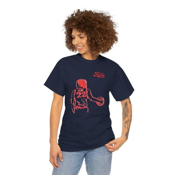 Fever Caitlin Clark 22 Basketball for fans Unisex Cotton Tee
