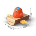 thumbnail image 2 of Jouets de Bain pour Bébé, Jouet à Remonter en Forme de Radeau, Jouet de Bain pour Enfants, Jouet d'Eau pour Piscine, 2 of 5
