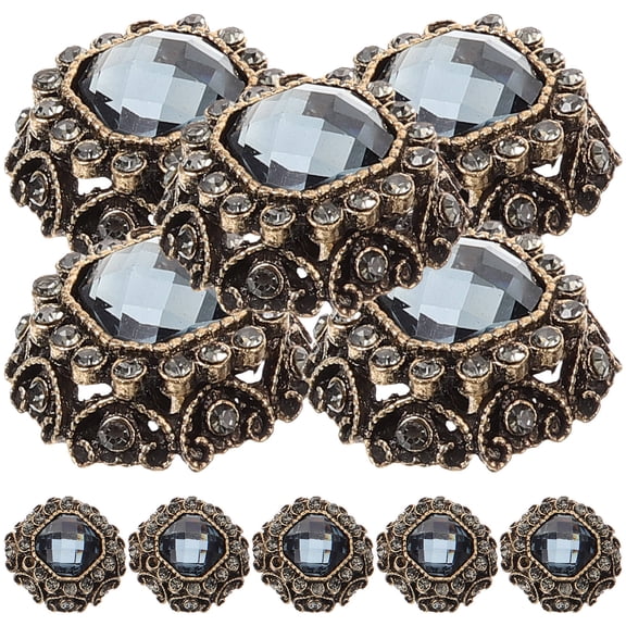 WRITWAA Elegant Multi-Color Metal Buttons for Clothes and Sewing Projects 10Pcs