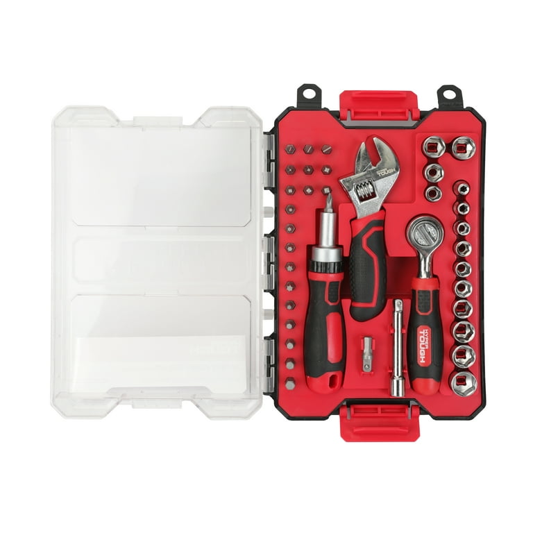 Hyper Tough 39-Piece Stubby Tool Set in Click Fit™ Case, Holiday