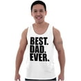 thumbnail image 4 of Cool Father's Day Best Dad Ever Tank Top Sleeveless Tee Men Brisco Brands M, 4 of 6