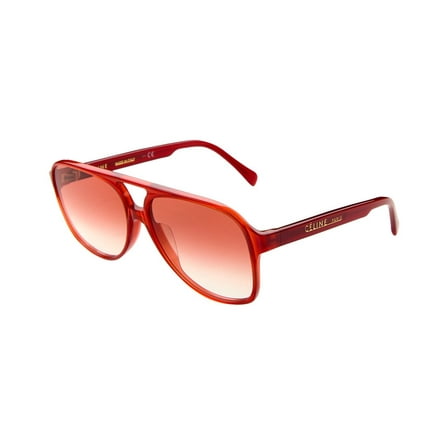 CELINE Women's CL40032U 62mm Sunglasses, Red