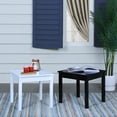 thumbnail image 4 of Alston Solid Wood Patio Side Table Black Finish, 4 of 5