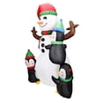 thumbnail image 1 of Yuarrent Muñeco de nieve inflable de Navidad, decoración de soplado con luz LED, modelo de Navidad, regalos, fiesta, al aire libre, Patio de Kits de decoración para fiestas, 1 of 6