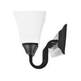 thumbnail image 6 of Luminance Square Lexington Vanity Light Wall Sconce | Black and White Bathroom Decor Fixture for Over Sink and Above Mirror | Mount as Uplighting or Bath Downlight, Damp Rated, 4-Light F3684-31, 6 of 6