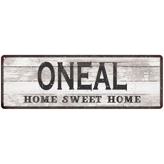 ONEAL Home Sweet Home Country Look Gift 6x18 Metal Sig 206180045294