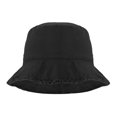 thumbnail image 2 of BadPiggies Bucket Hat for Men Women 100% Cotton Foldable Summer Travel Beach Outdoor Fishing Hat (Black), 2 of 8