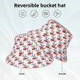 thumbnail image 2 of Bingfone Cartoon Helicopter Bucket Hat for Men Women,Packable Reversible Printed Sun Hats,Fisherman Outdoor Travel Hiking Beach Caps, 2 of 7