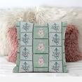 thumbnail image 3 of Hamsa Hand Paisley Duo Indoor/Outdoor Pillow with Removable Cover in White Green16x16, 3 of 6