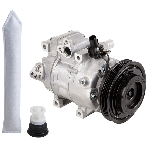 AC Compressor & A/C Drier For Hyundai Accent 2006 2007 2008 2009 - BuyAutoParts
