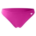 thumbnail image 4 of Rotm Full Coverage Swim Bottoms Women Mid Rise Bikini Bottoms Full Coverage Swimsuit Ruched Scrunch Swim Bottom Hot Pink,L, 4 of 7