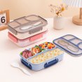 thumbnail image 7 of SHENGXINY Adult Bento Box,Sealed Compartmentalized Bento Box Food Grade for Office and Canteen Meals Blue, 7 of 7