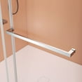 thumbnail image 2 of 72 in. W x 76 in. H Double Sliding Frameless Shower Enclosure With Clear Glass in Chrome, 2 of 5