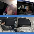 thumbnail image 5 of Ayamaya Breathable Mesh Automotive Window Shades with Zipper Foldable, Black, 39.4" x 31.5", 5 of 7