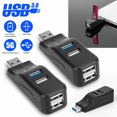 thumbnail image 1 of 4 Port USB 3.0 High Speed Hub Splitter Expansion Adapter for Desktop Laptop PC Pack of 2, 1 of 8