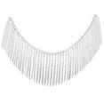 thumbnail image 4 of icolorfuled Rhinestone Tassel Chain for Decor Silver Alloy Material 6.69 Inches Long, 4 of 6