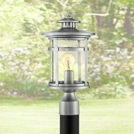 Franklin Iron Works Callaway 15 1 2 High Chrome Outdoor Post Light Franklin Iron Works Callaway 15 1 2 High Chrome Outdoor Post Light