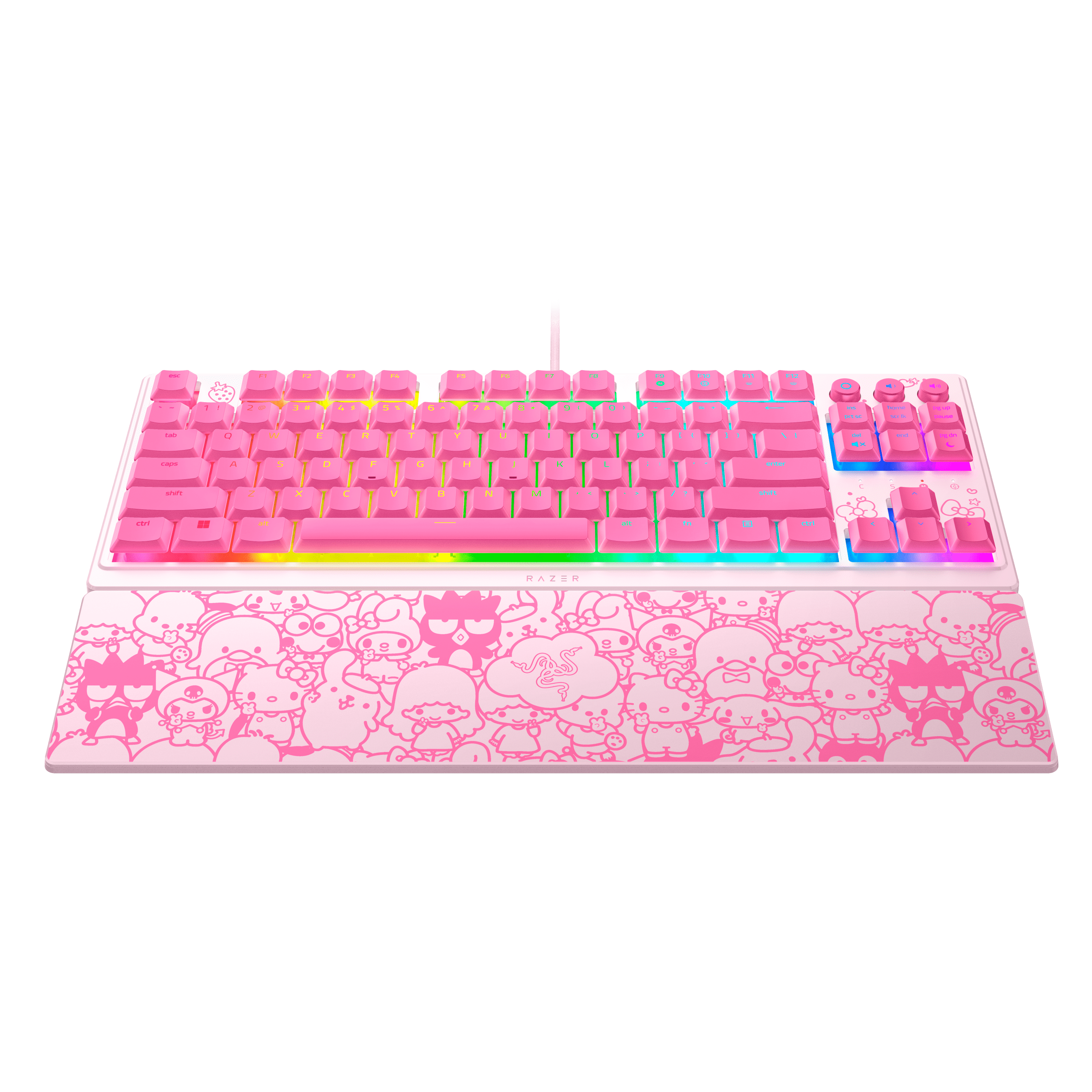 Ergonomic Clicky Gaming Keyboard - Razer Ornata V3