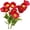 Red, variant on HAOSHICS 6pcs Artificial Poppy Silk Flowers, Faux Corn Poppy Flower Stems Fake Plants Coral Flower Arrangement and Table Centerpiece for Home Decor Bouquet Wedding Party