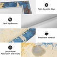 thumbnail image 6 of Blue Yellow Outdoor Rug for Patio/Deck/Porch, Non-Slip Large Area Rug 5 x 8 Ft, Vintage Oil Painting Abstract Modern Indoor Outdoor Rugs Washable Area Rugs, Reversible Camping Rug Carpet Runner, 6 of 8