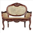 thumbnail image 2 of Chateau Marquee Bench Design Toscano Hand Carved Mahogany  Hand-Carved Mahogany, 2 of 3