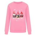 thumbnail image 4 of Tejiojio Clearance Womens Clothes Women's Fashion Loose Christmas Print Round Neck Sweater, 4 of 7