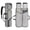 Grey & Black-For 4x5 Sticks, variant on Black & Blue For 4x5 Sticks Billiard Cue Case Stick Carrying Bag